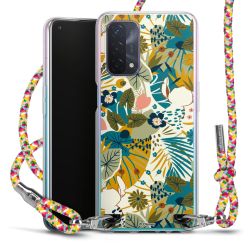 New Carry Case Transparent Stoff colourful/silber