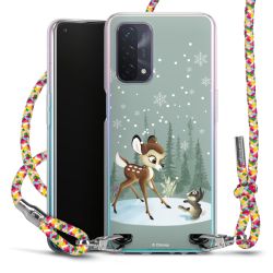 New Carry Case Transparent Stoff colourful/silber