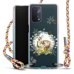 New Carry Case Transparent Stoff colourful/silber