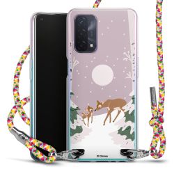 New Carry Case Transparent Stoff colourful/silber