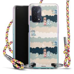 New Carry Case Transparent Stoff colourful/silber