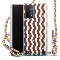 New Carry Case Transparent Stoff colourful/silber