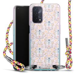 New Carry Case Transparent Stoff colourful/silber