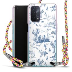 New Carry Case Transparent Stoff colourful/silber