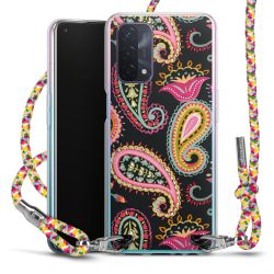 New Carry Case Transparent Stoff colourful/silber