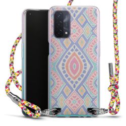 New Carry Case Transparent Stoff colourful/silber