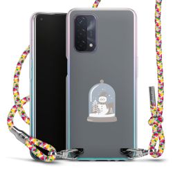 New Carry Case Transparent Stoff colourful/silber