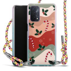 New Carry Case Transparent Stoff colourful/silber