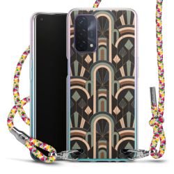 New Carry Case Transparent Stoff colourful/silber