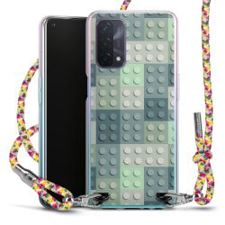 New Carry Case Transparent Stoff colourful/silber