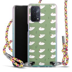 New Carry Case Transparent Stoff colourful/silber