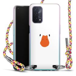 New Carry Case Transparent Stoff colourful/silber