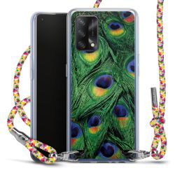 New Carry Case Transparent Stoff colourful/silber