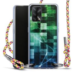 New Carry Case Transparent Stoff colourful/silber