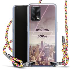 New Carry Case Transparent Stoff colourful/silber