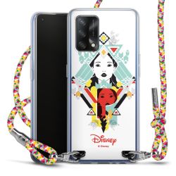 New Carry Case Transparent Stoff colourful/silber