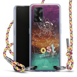 New Carry Case Transparent Stoff colourful/silber