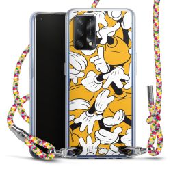 New Carry Case Transparent Stoff colourful/silber