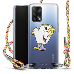 New Carry Case Transparent Stoff colourful/silber