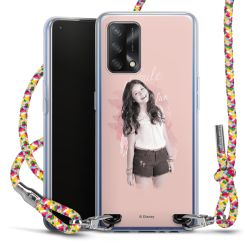 New Carry Case Transparent Stoff colourful/silber