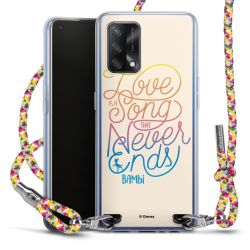 New Carry Case Transparent Stoff colourful/silber