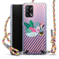 New Carry Case Transparent Stoff colourful/silber