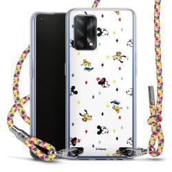 New Carry Case Transparent Stoff colourful/silber