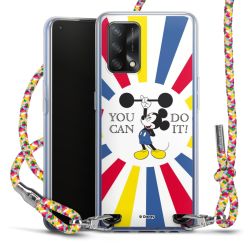 New Carry Case Transparent Stoff colourful/silber