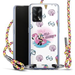 New Carry Case Transparent Stoff colourful/silber