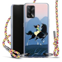 New Carry Case Transparent Stoff colourful/silber