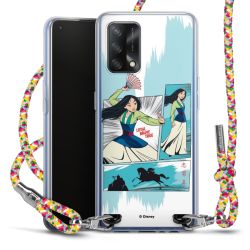 New Carry Case Transparent Stoff colourful/silber