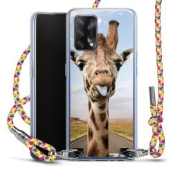 New Carry Case Transparent Stoff colourful/silber