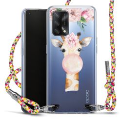 New Carry Case Transparent Stoff colourful/silber