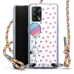 New Carry Case Transparent Stoff colourful/silber