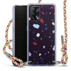 New Carry Case Transparent Stoff colourful/silber