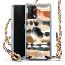 New Carry Case Transparent Stoff colourful/silber