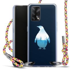 New Carry Case Transparent Stoff colourful/silber