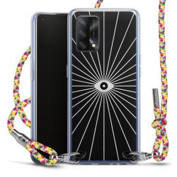 New Carry Case Transparent Stoff colourful/silber