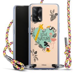 New Carry Case Transparent Stoff colourful/silber