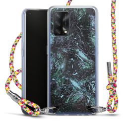 New Carry Case Transparent Stoff colourful/silber