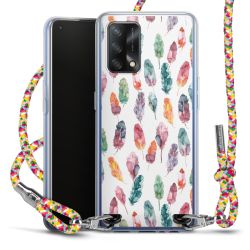 New Carry Case Transparent Stoff colourful/silber