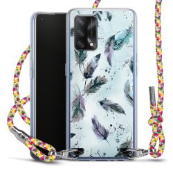 New Carry Case Transparent Stoff colourful/silber