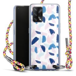 New Carry Case Transparent Stoff colourful/silber