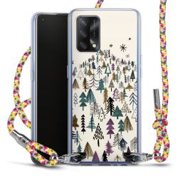 New Carry Case Transparent Stoff colourful/silber