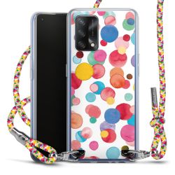 New Carry Case Transparent Stoff colourful/silber