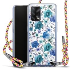 New Carry Case Transparent Stoff colourful/silber