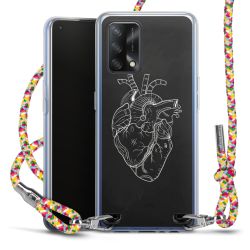 New Carry Case Transparent Stoff colourful/silber