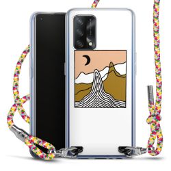 New Carry Case Transparent Stoff colourful/silber