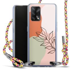 New Carry Case Transparent Stoff colourful/silber