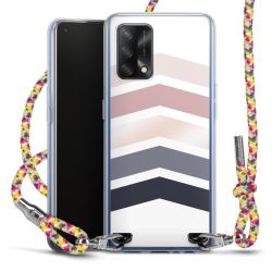 New Carry Case Transparent Stoff colourful/silber